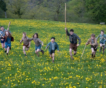 Une scène du film La guerre des boutons