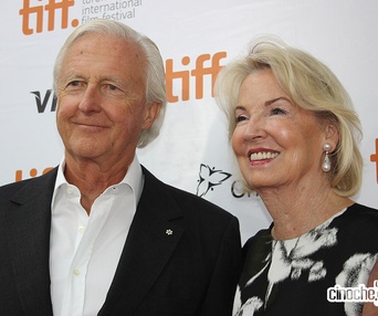 Sur le tapis rouge du film August: Osage County
