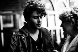 Sur le plateau du film Laurence Anyways