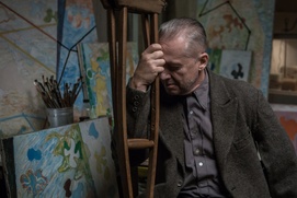 Une scène du film Les fleurs bleues