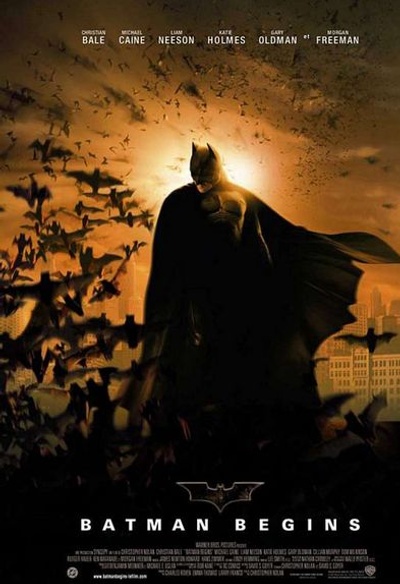 Affiche américaine du film Batman Begins