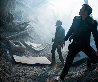 Une scène du film Star Trek Beyond