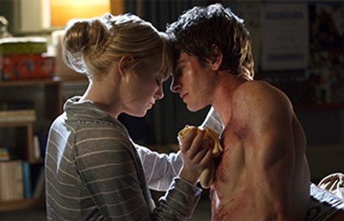 Andrew Garfield et Emma Stone dans The Amazing Spider-Man