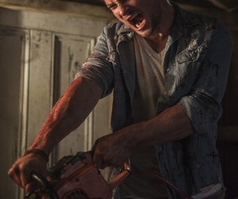 Une scène du film Evil Dead