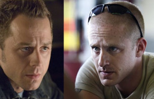 Giovanni Ribisi (droite), Ben Foster (gauche)