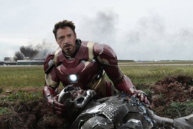 Une scène du film Captain America: Civil War