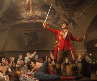 Une scène du film Beauty and the Beast