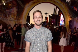 Sur le tapis rouge de Los Angeles du film Doctor Strange