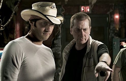Sur le plateau du film Sin City