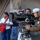 Cary Fukunaga sur le plateau du film Sin nombre