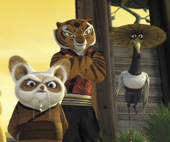 Scène du film Kung Fu Panda