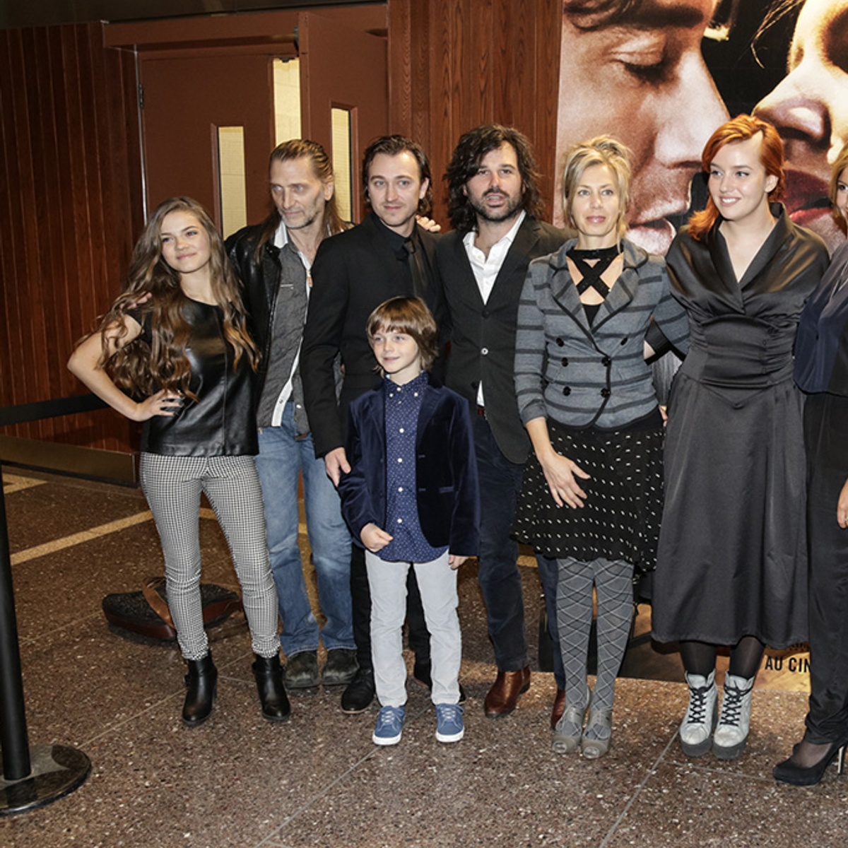 Sur le tapis rouge du filmLove projet