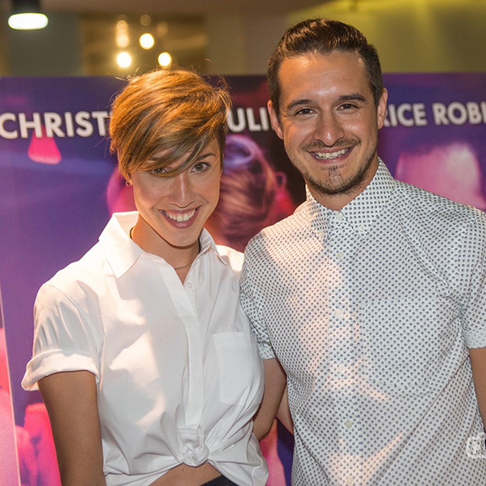 Sur le tapis rouge du film Le mirage