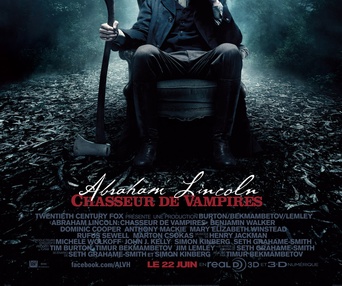 Affiche du film Abraham Lincoln : chasseur de vampires