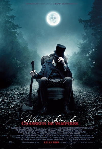 Affiche du film Abraham Lincoln : chasseur de vampires