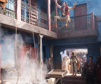 Une scène du film Aladdin