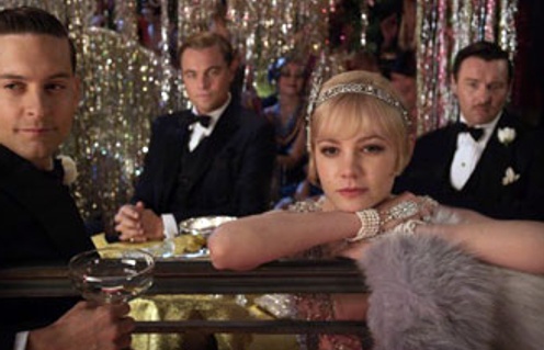 Leonardo DiCaprio, Tobey Maguire, Joel Edgerton et Carey Mulligan dans The Great Gatsby