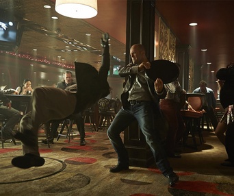 Une scène du film Wild Car