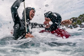 Une scène du film The Deepest Breath