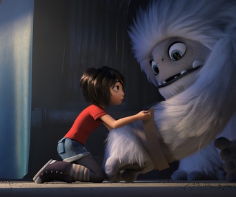 Une scène du film Abominable