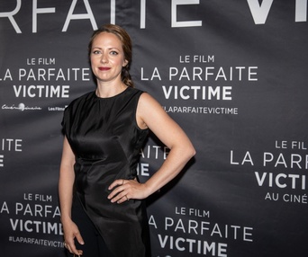 Tapis rouge de la première du documentaire La parfaite victime