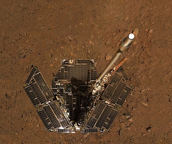 Scène du film À la conquête de Mars