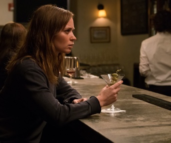 Une scène du film The Girl on the Train