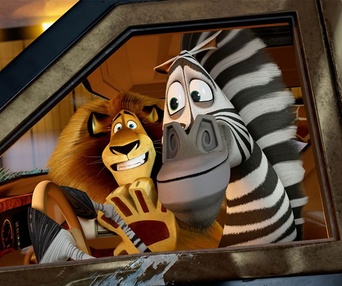 Une scène du film Madagascar 3: Europe's Most Wanted