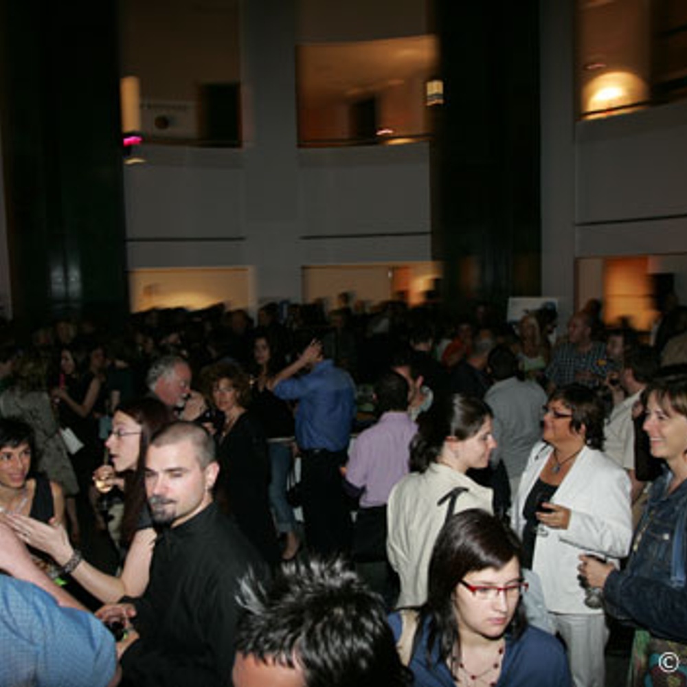 La fête après la projection organisée par Christal Films.