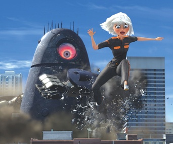 Scène du film Monsters vs. Aliens