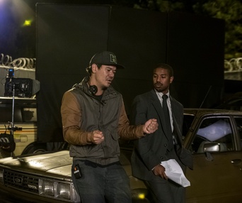 Sur le plateau du film Just Mercy