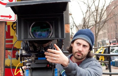 Jason Reitman sur le plateau du film Up in the Air