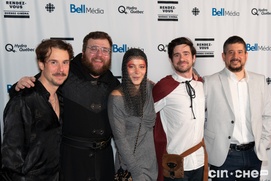 Sur le tapis rouge du film Farador