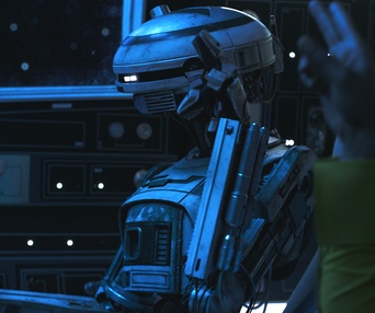 Une scène du film Solo: A Star Wars Story