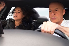 Une scène du film Fast & Furious 9 Une scène du film Fast & Furious 9