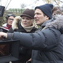 Thomas Vinterberg sur le plateau Jagten