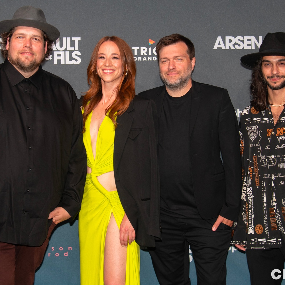Sur le tapis rouge du film Arsenault & Fils