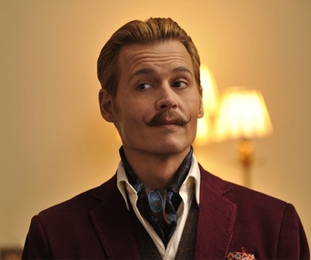 Une scène du film Mortdecai