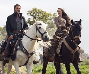 Une scène du film Robin Hood
