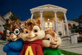 Une scène de Alvin et les Chipmunks Une scène de Alvin et les Chipmunks