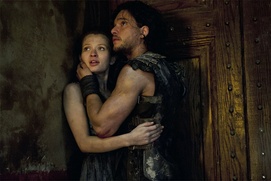 Une scène du film Pompeii