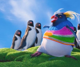 Une scène du film Happy Feet Two