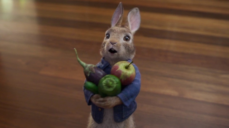 Une scène du film Peter Rabbit 2: The Runaway