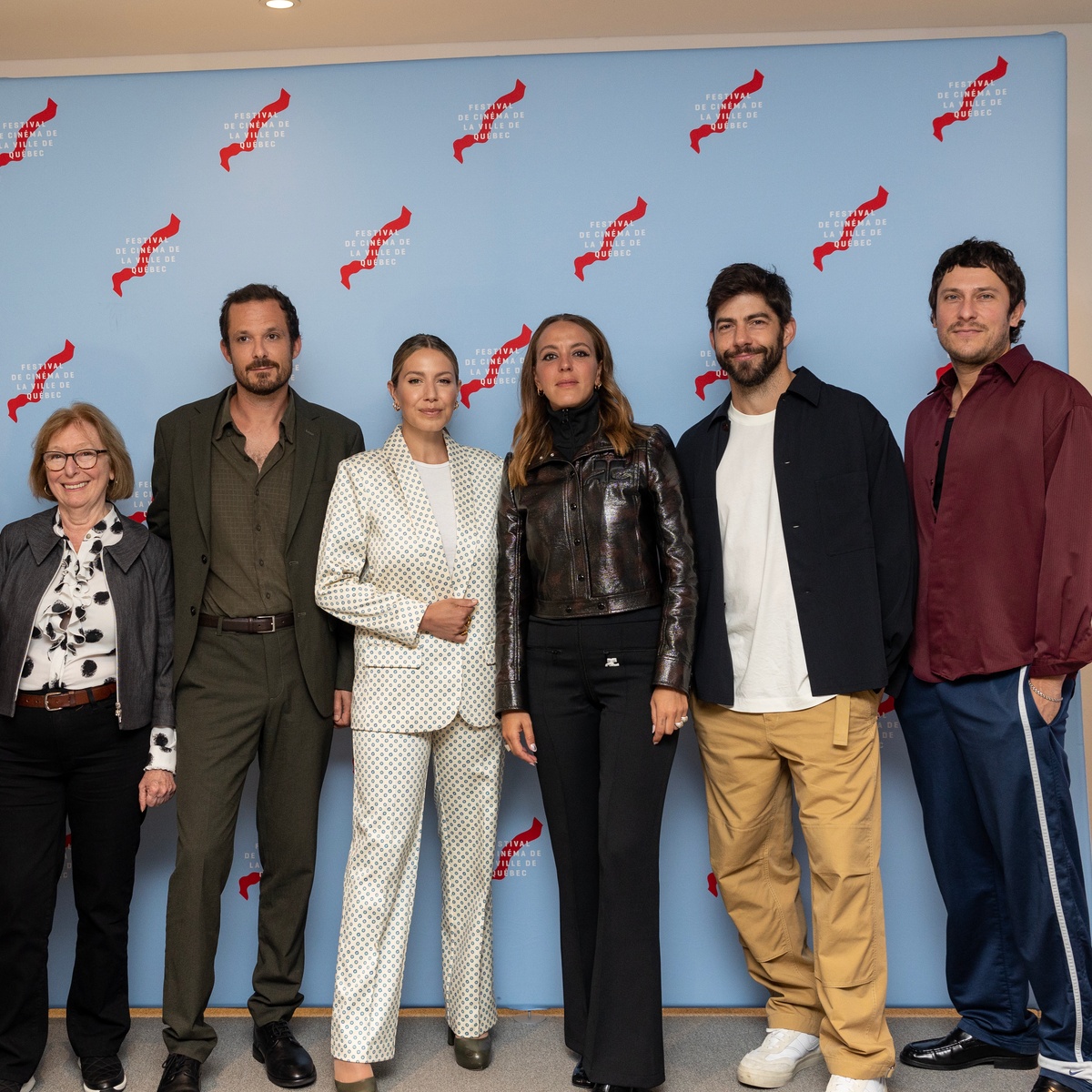 Sur le tapis rouge du film Simple comme Sylvain au FCVQ 2023