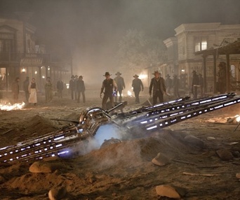 Une scène du film Cowboys & Aliens