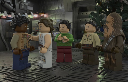 Une scène du film The Lego Star Wars Holiday Special