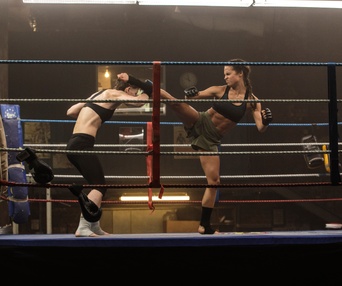 Une scène du film Tomb Raider