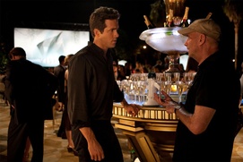 Sur le plateau du film Green Lantern
