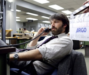 Sur le plateau du film Argo