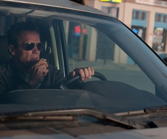 Une scène du film The Last Stand